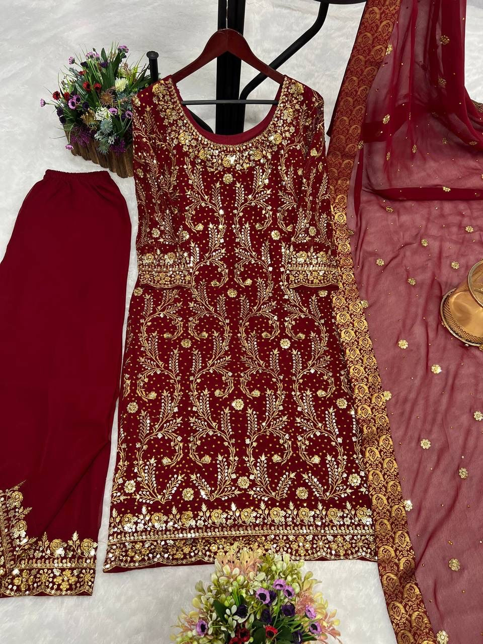 Golden handwork suite