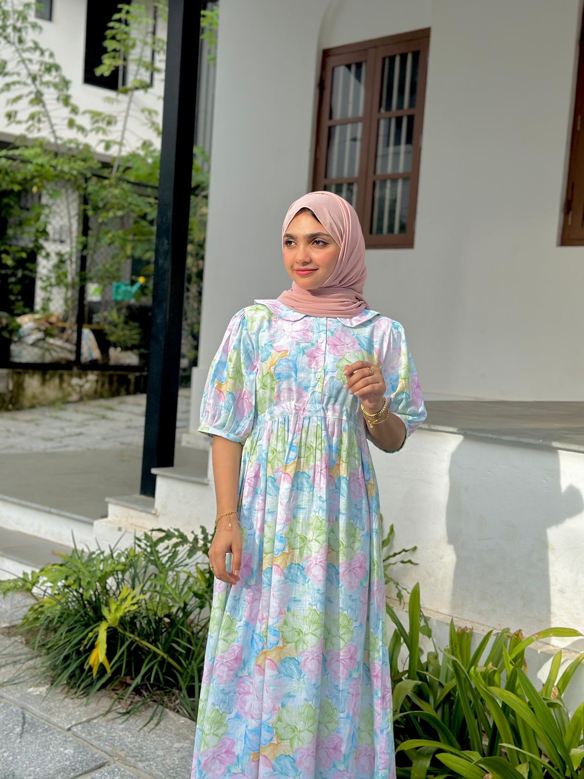 Imported soft cotton gown