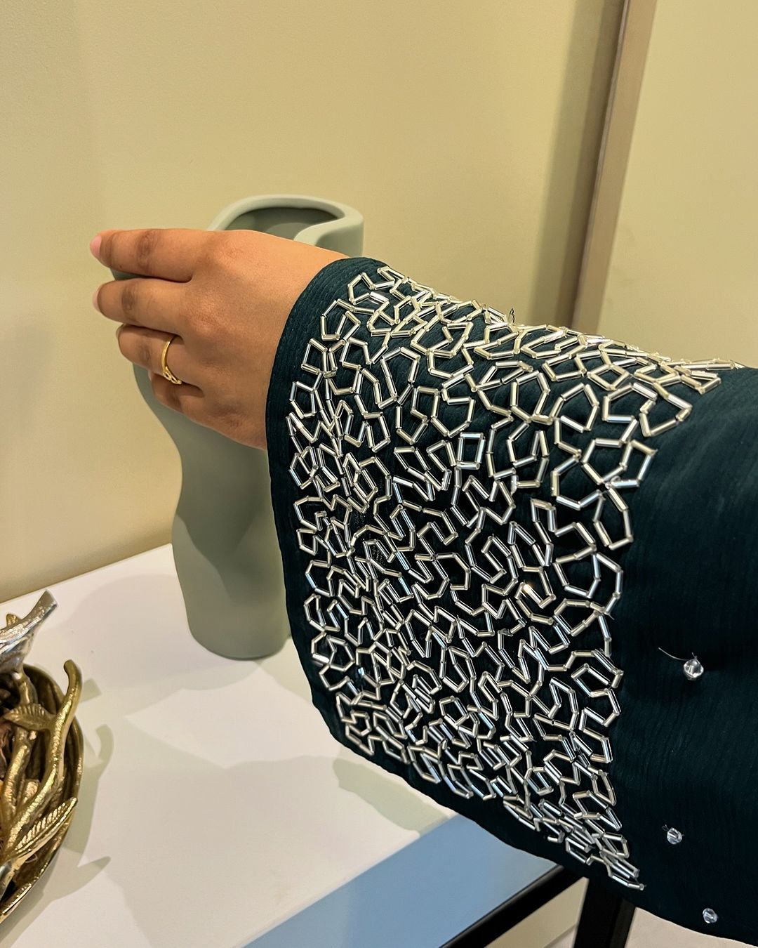 Elegant handwork abaya