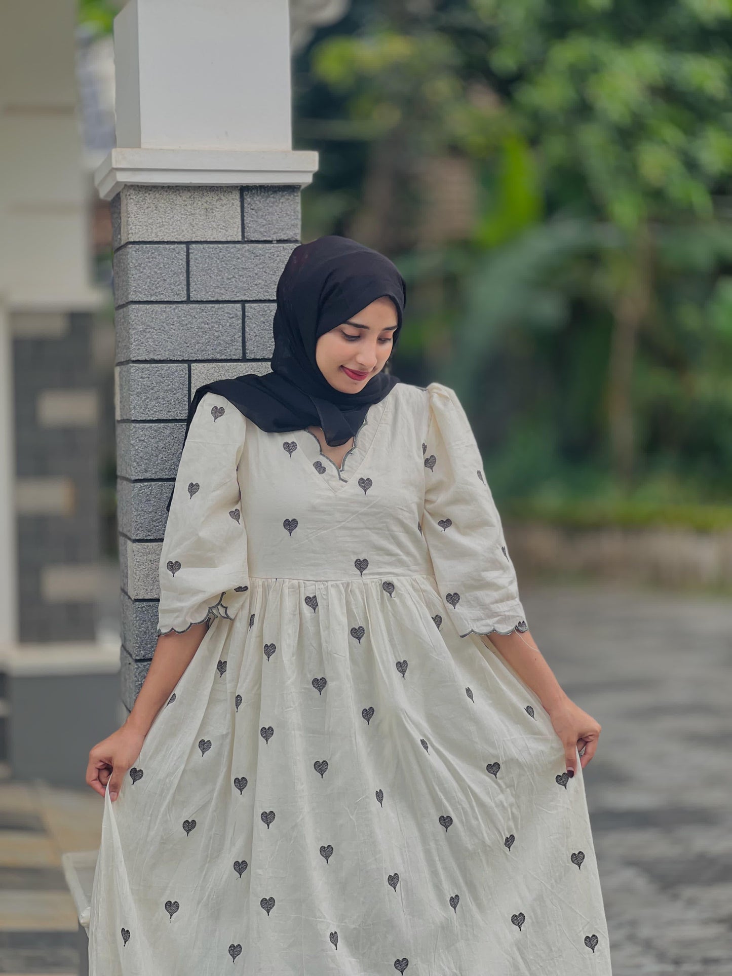 Cora cotton gown
