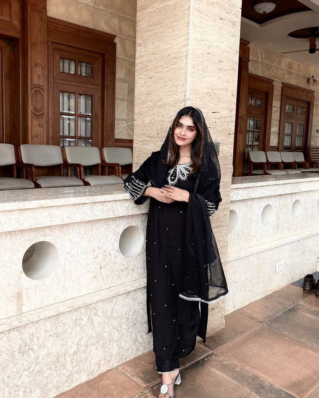 Muslin kurti palazzo