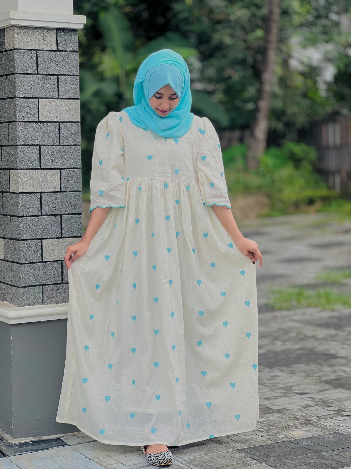 Cora cotton gown