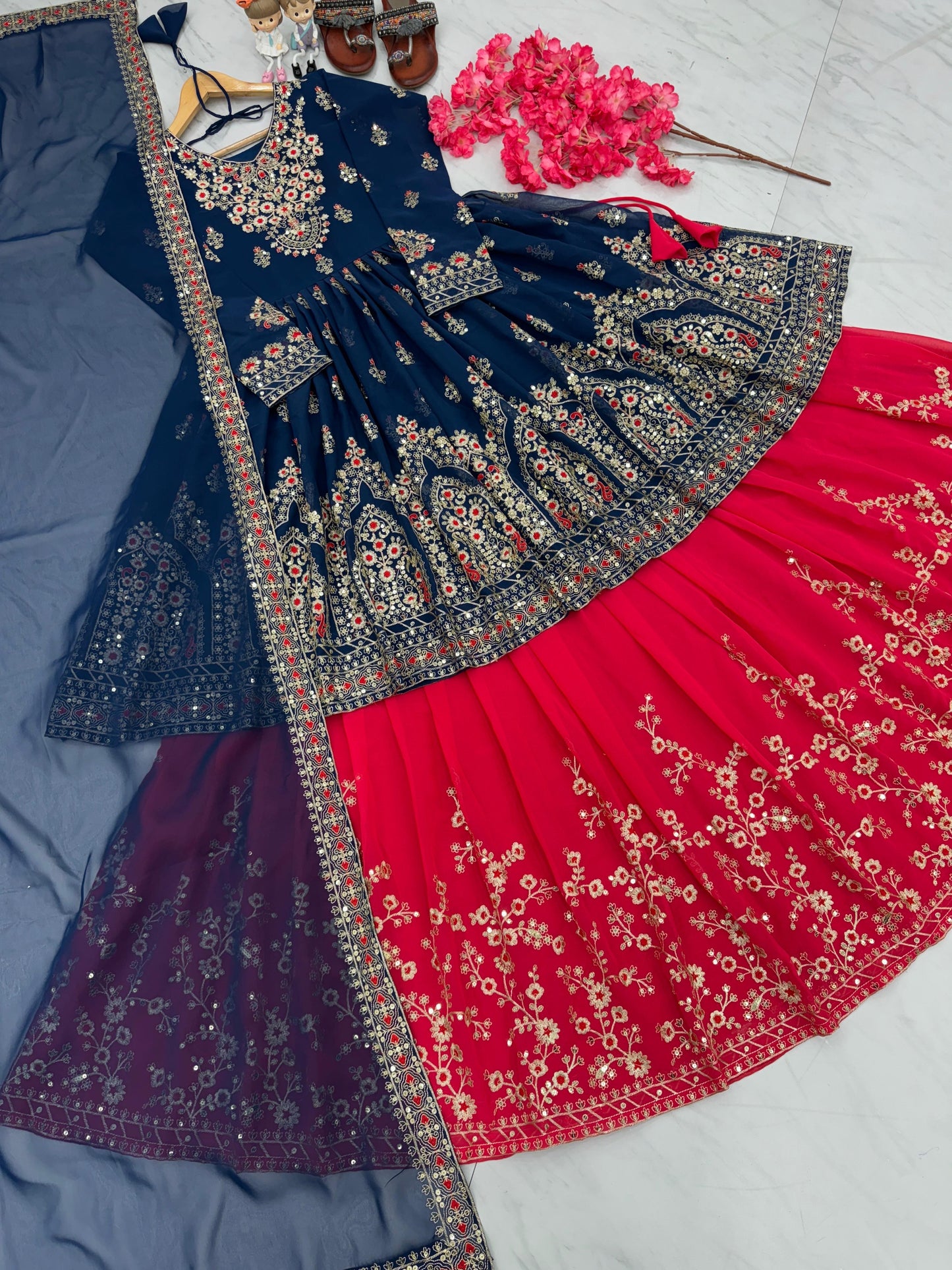 Designer party wear lahenga