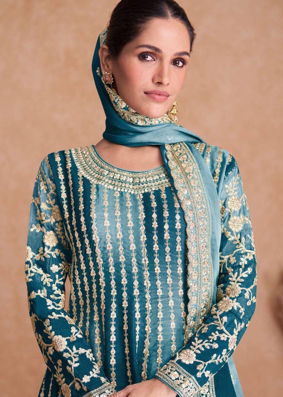 EMBROIDERY SHARARA