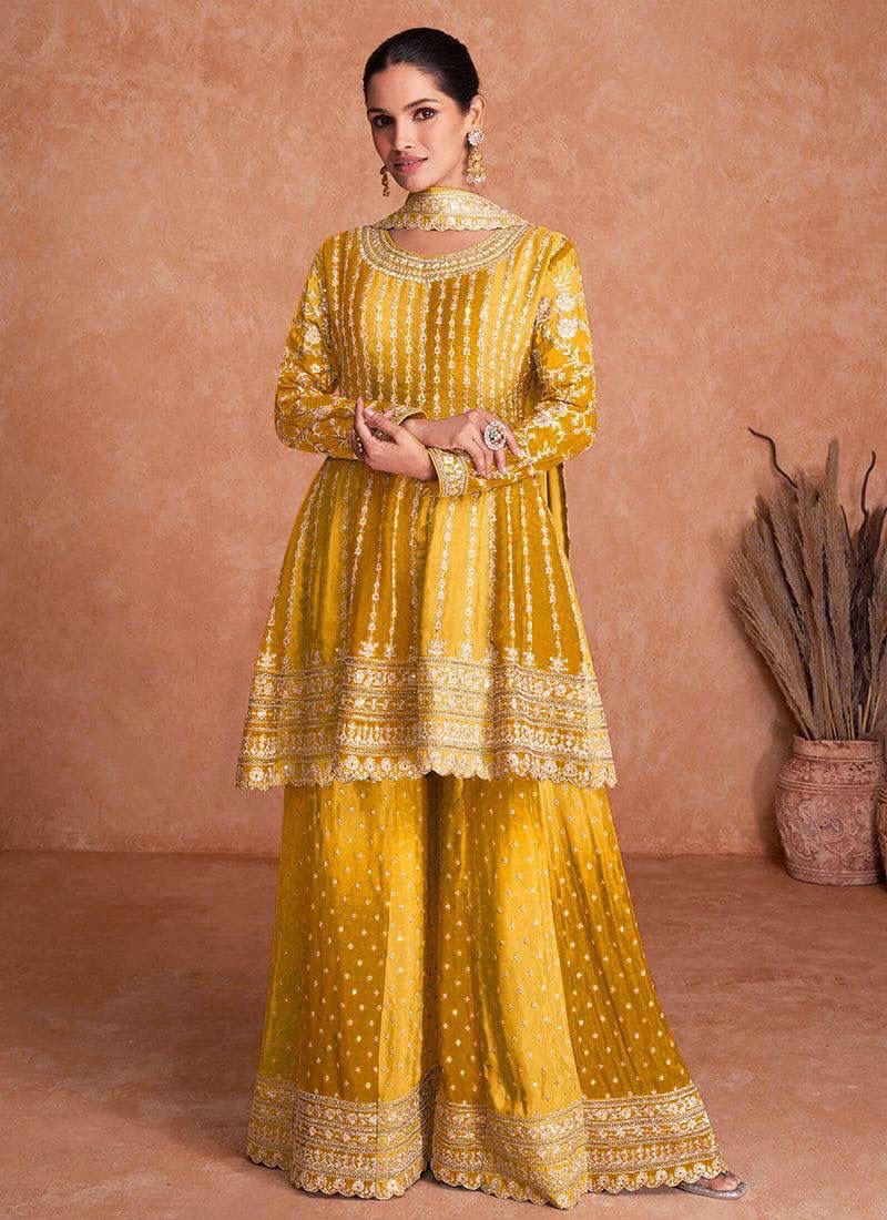 EMBROIDERY SHARARA
