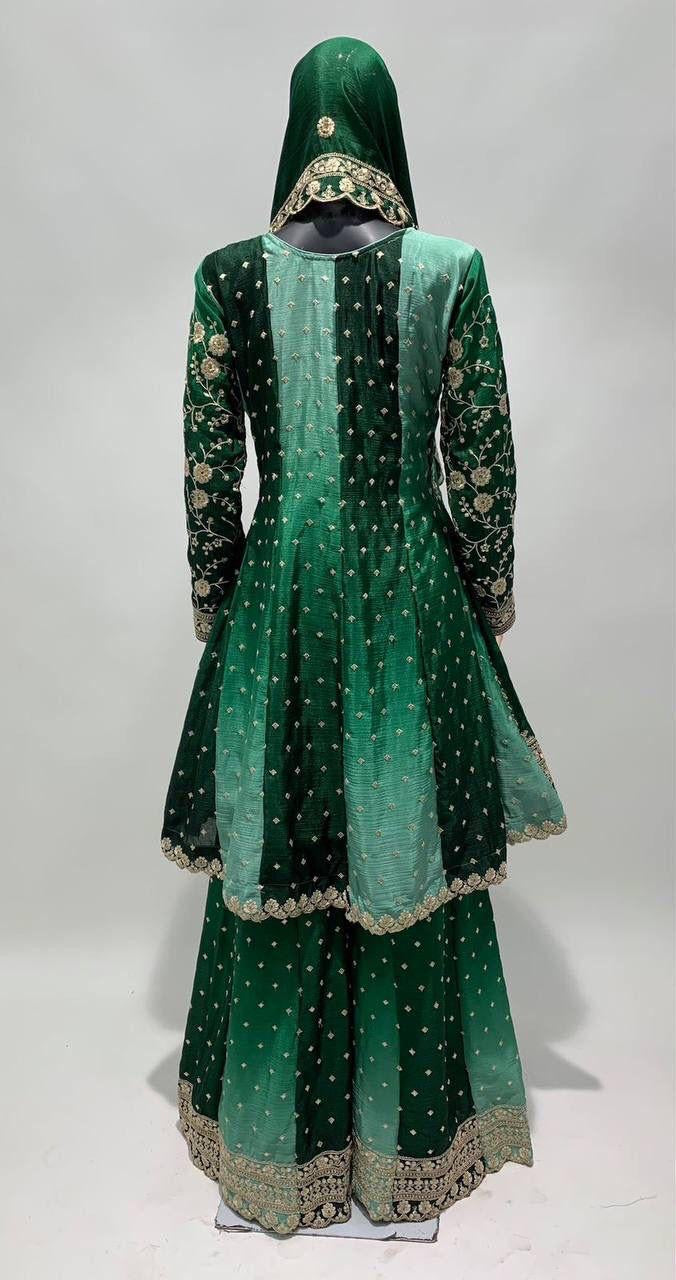 EMBROIDERY SHARARA