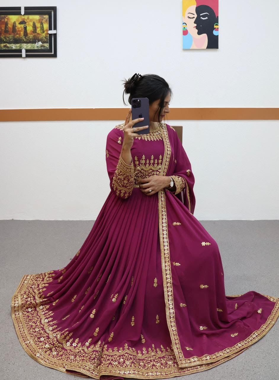 Designer gown