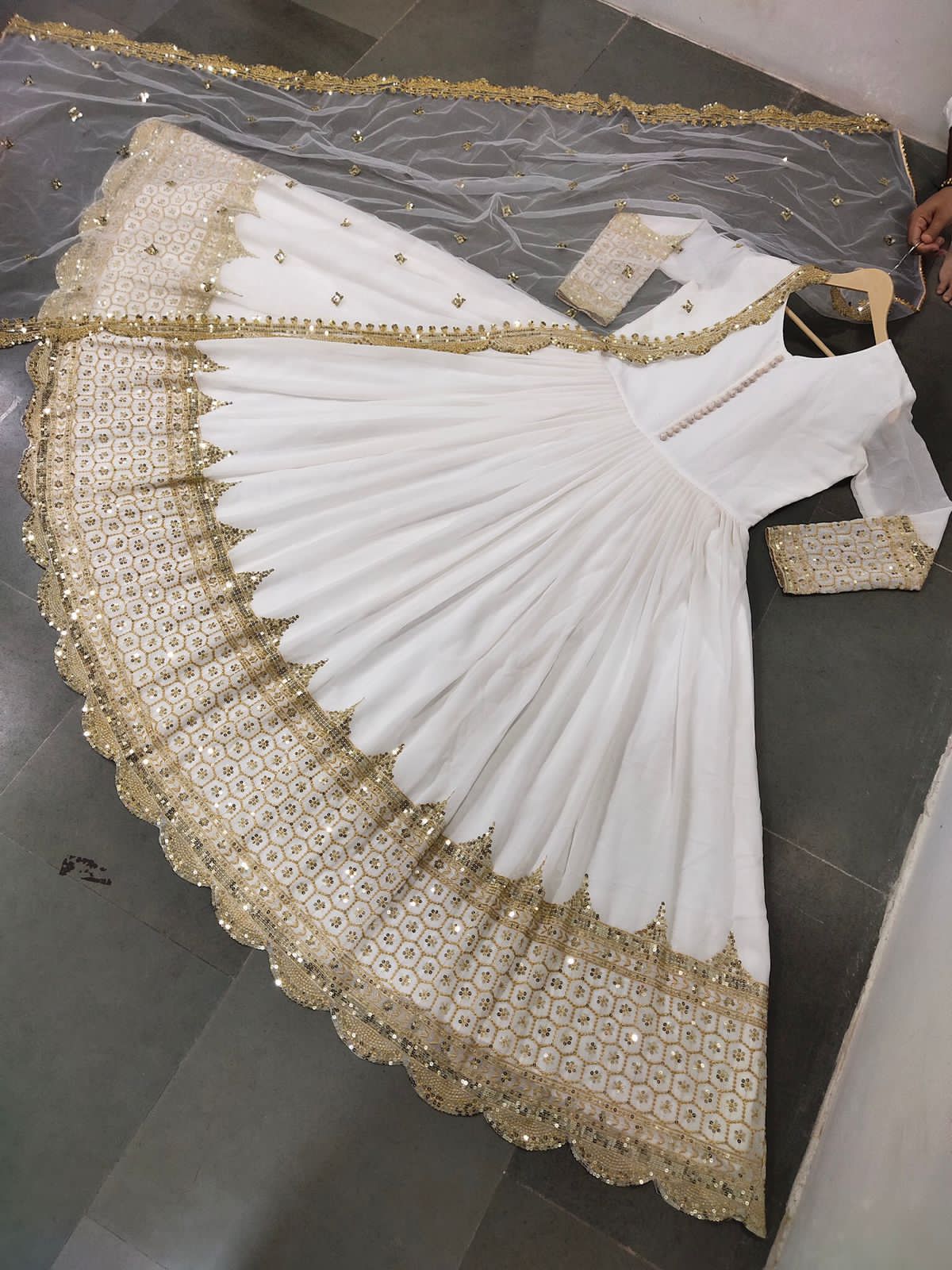 Designer party wear gown