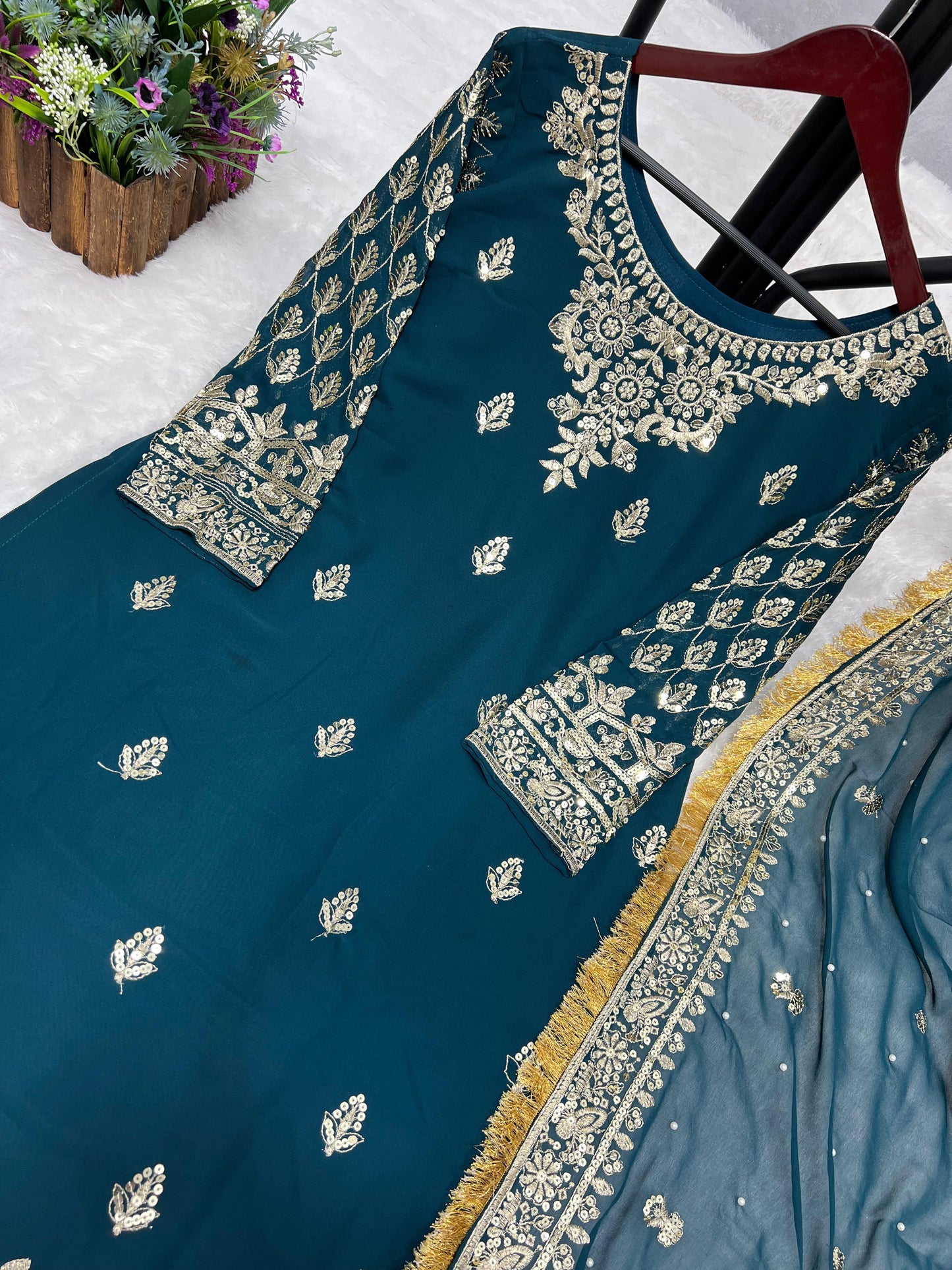 Kurti with sharara