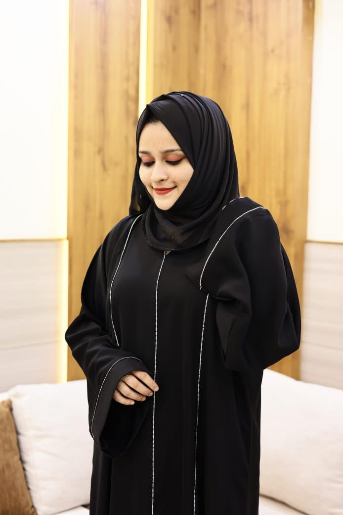 Simple Handwork umra abaya