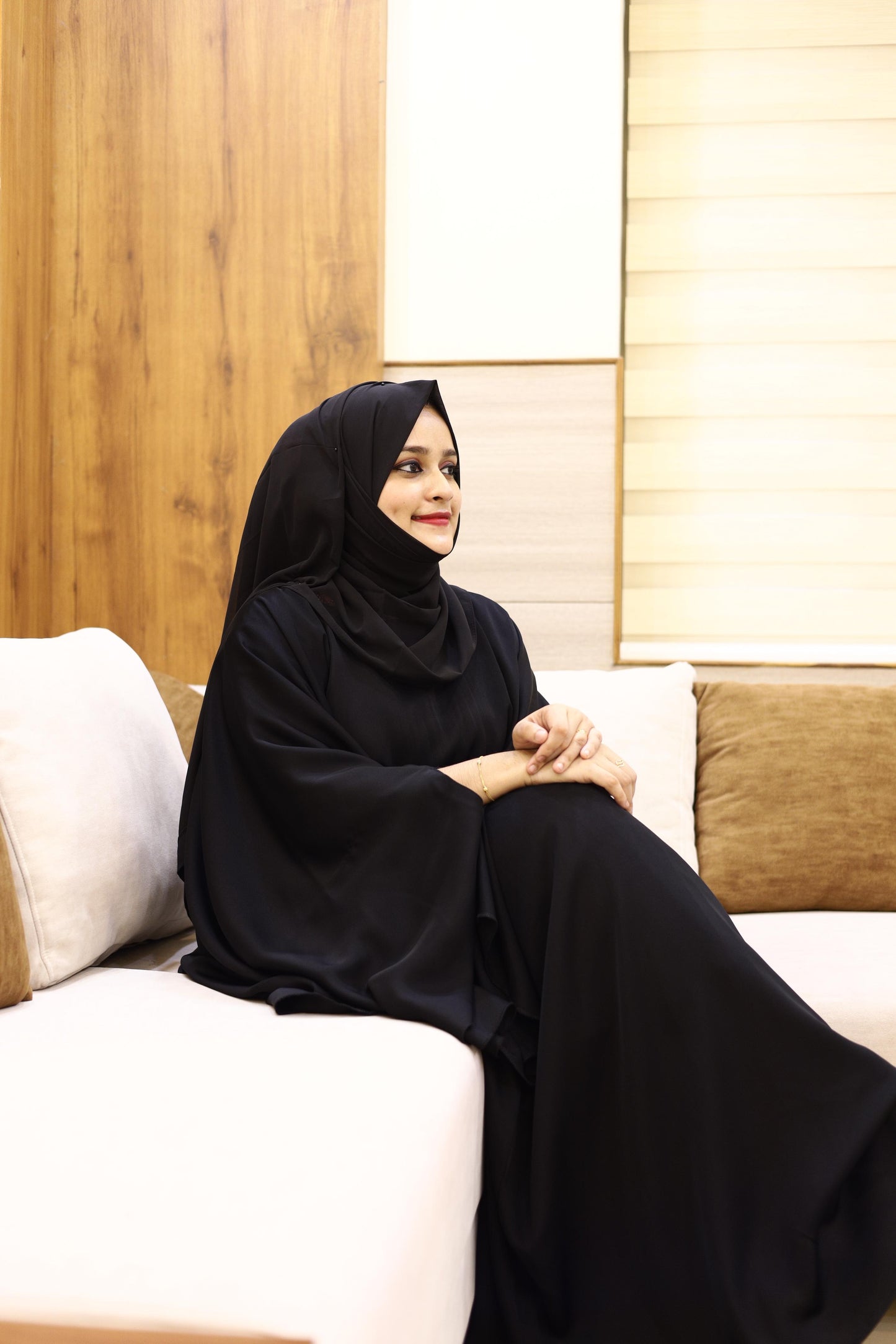 Abaya with kaftan top