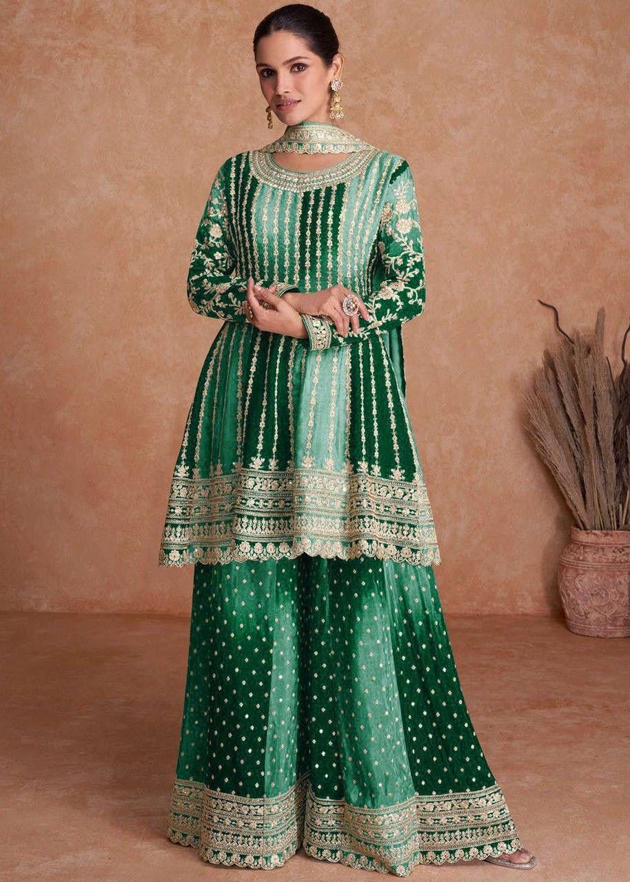 EMBROIDERY SHARARA