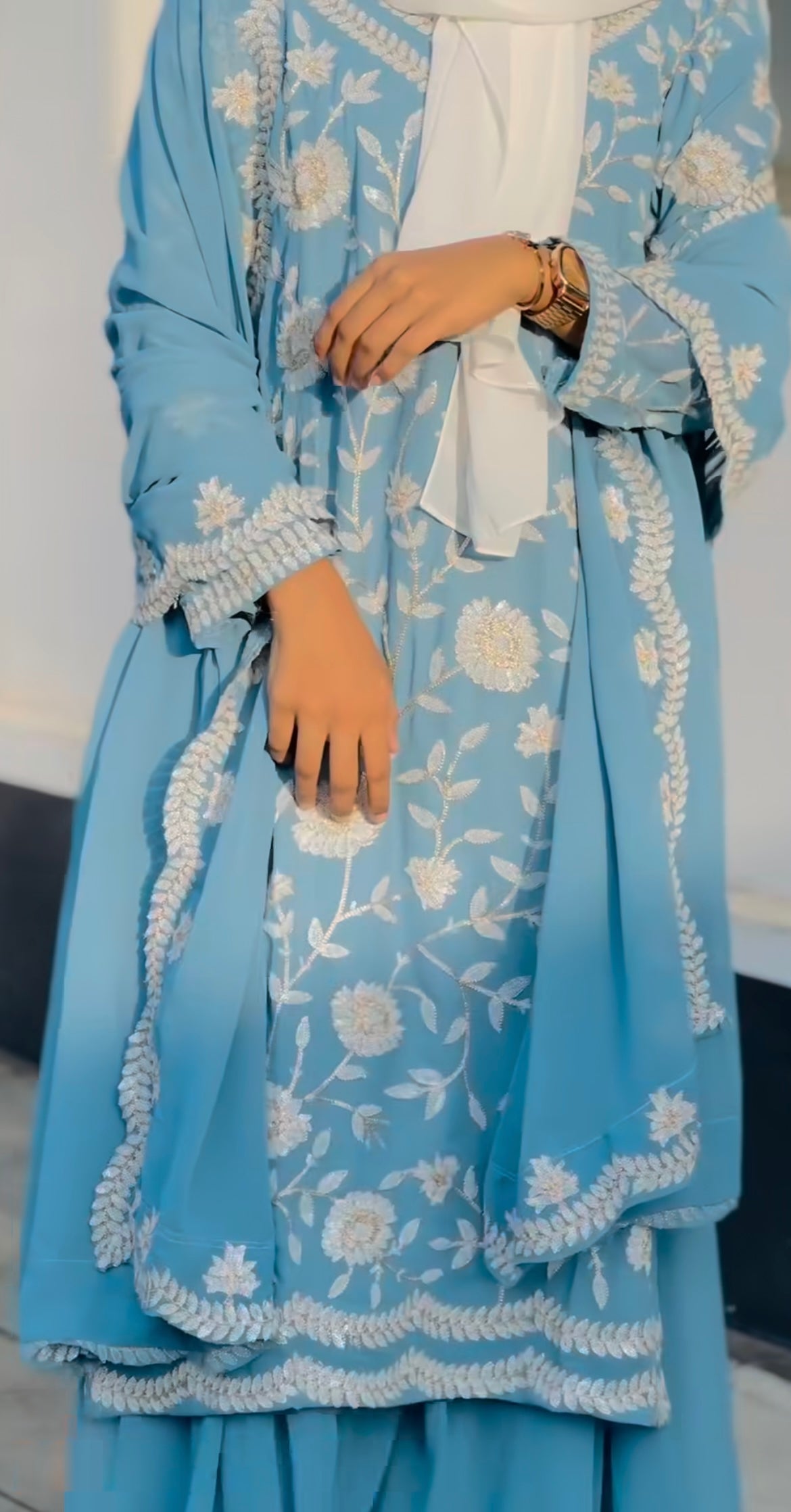 Faux georgette designer suite