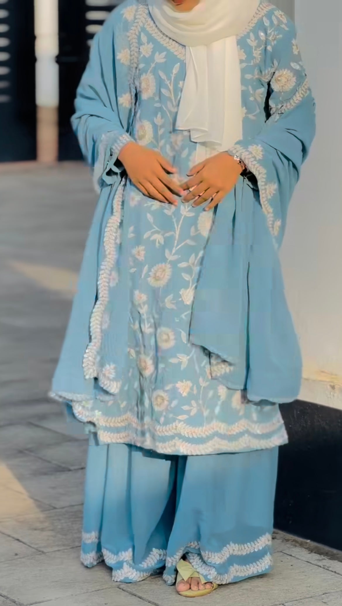 Faux georgette designer suite