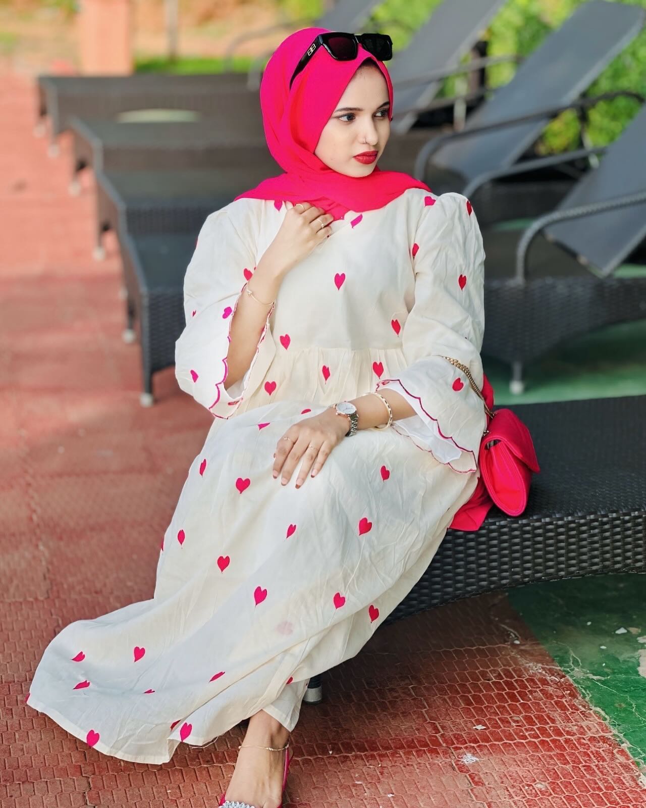 Cora cotton gown
