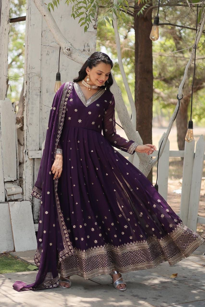 Party wear gown