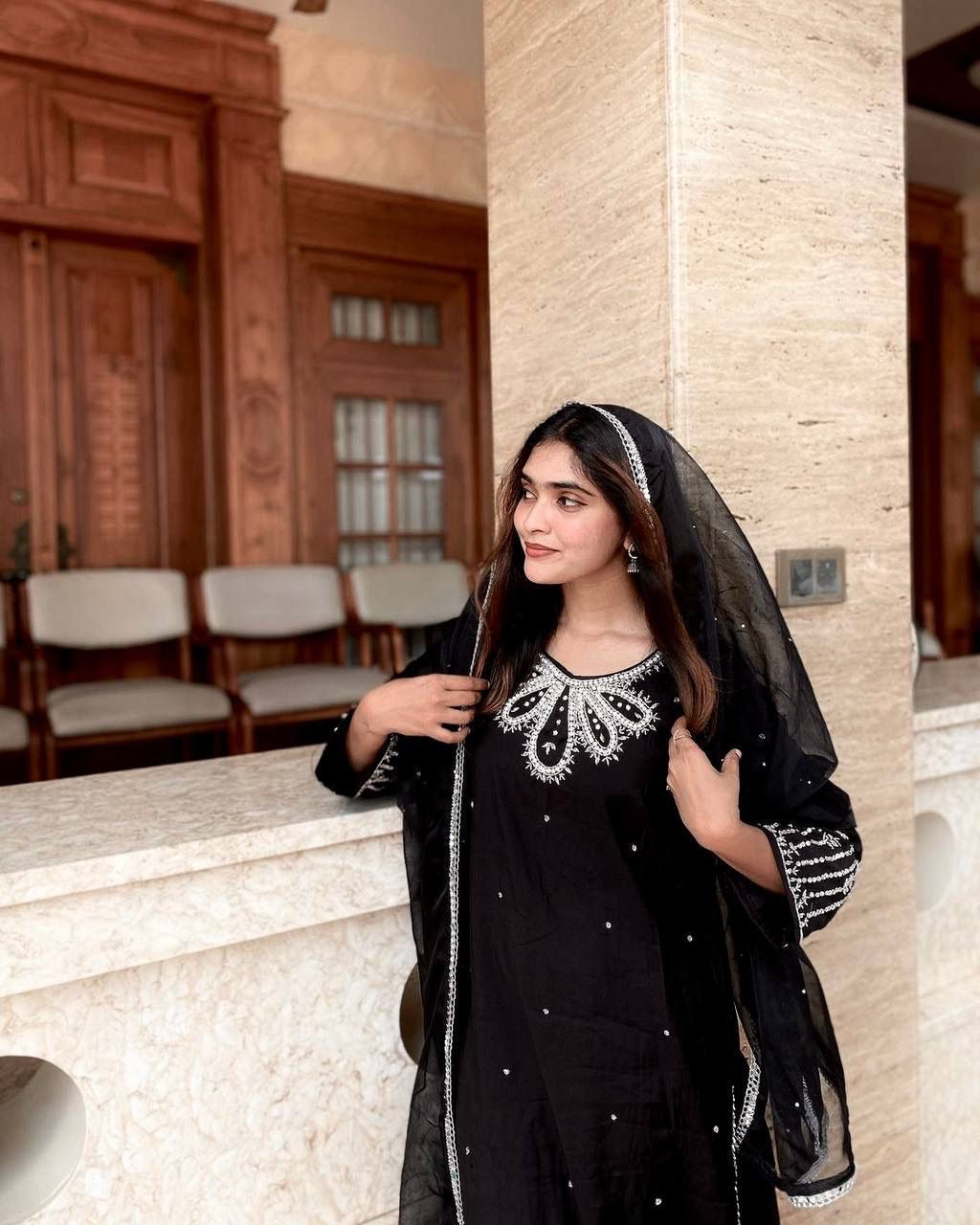Muslin kurti palazzo