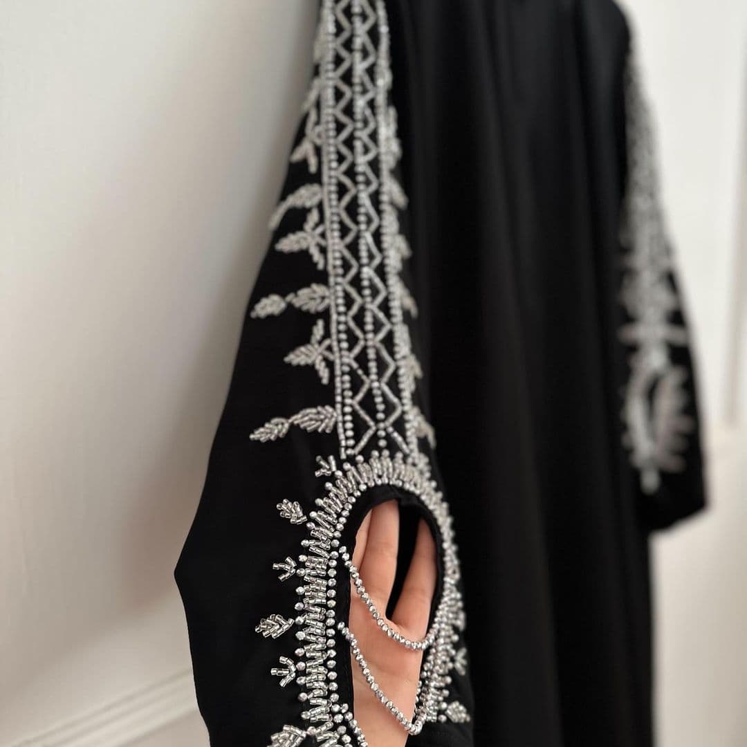 Heavy handwork abaya