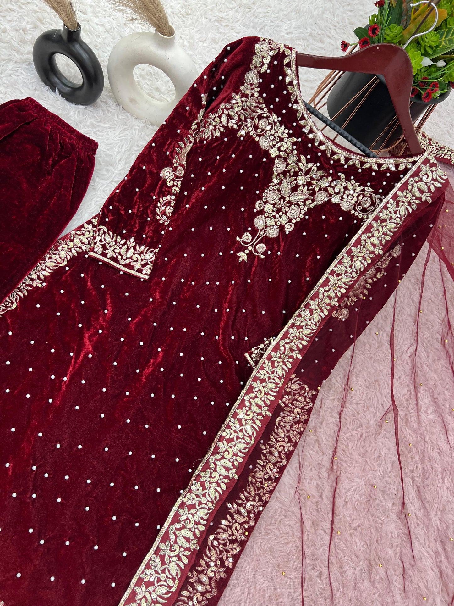Viscose velvet designer suite