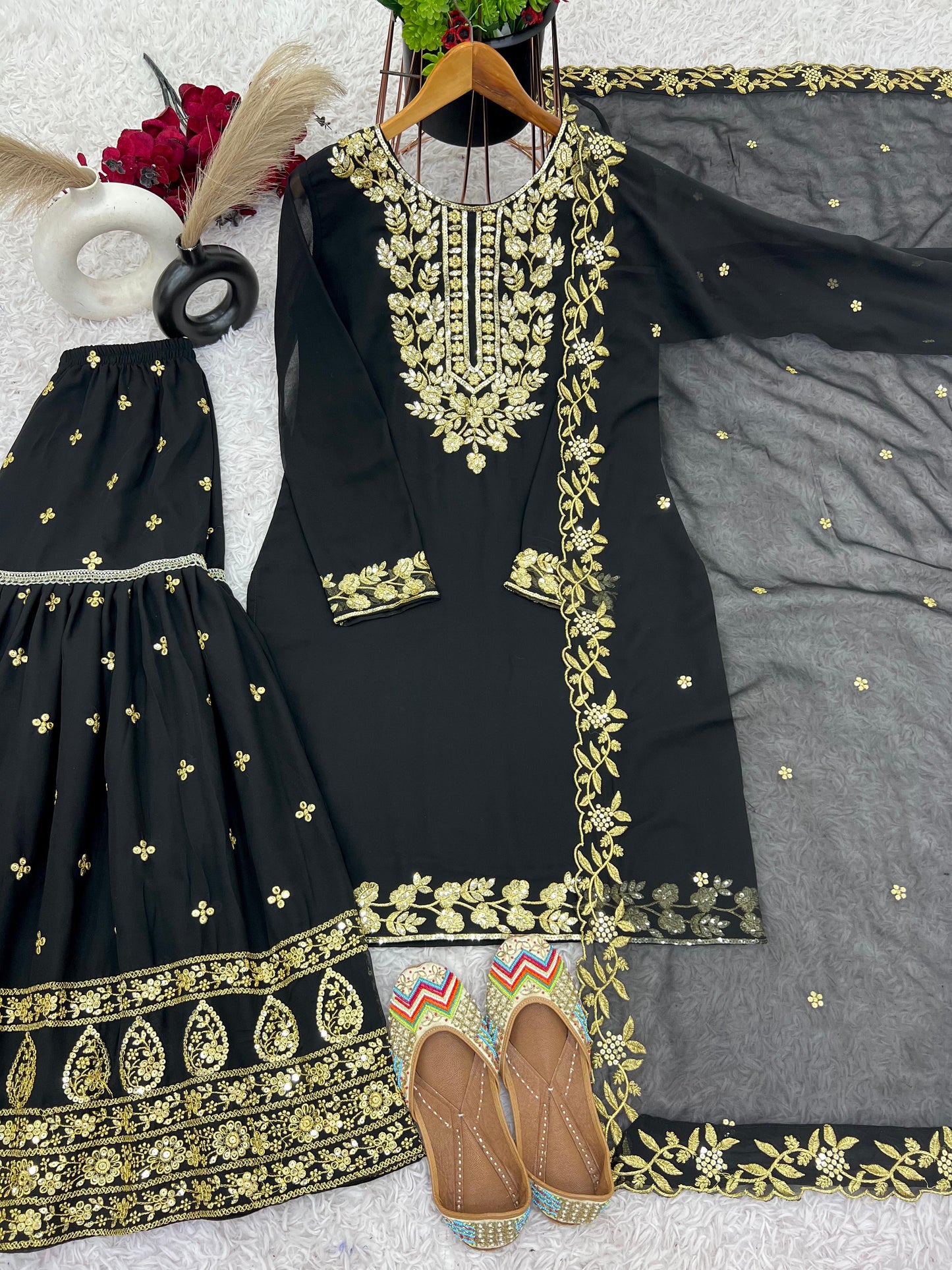 Faux georgette