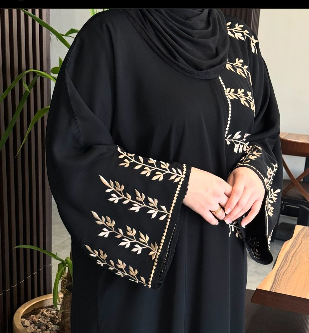 Beautiful embroidered abaya