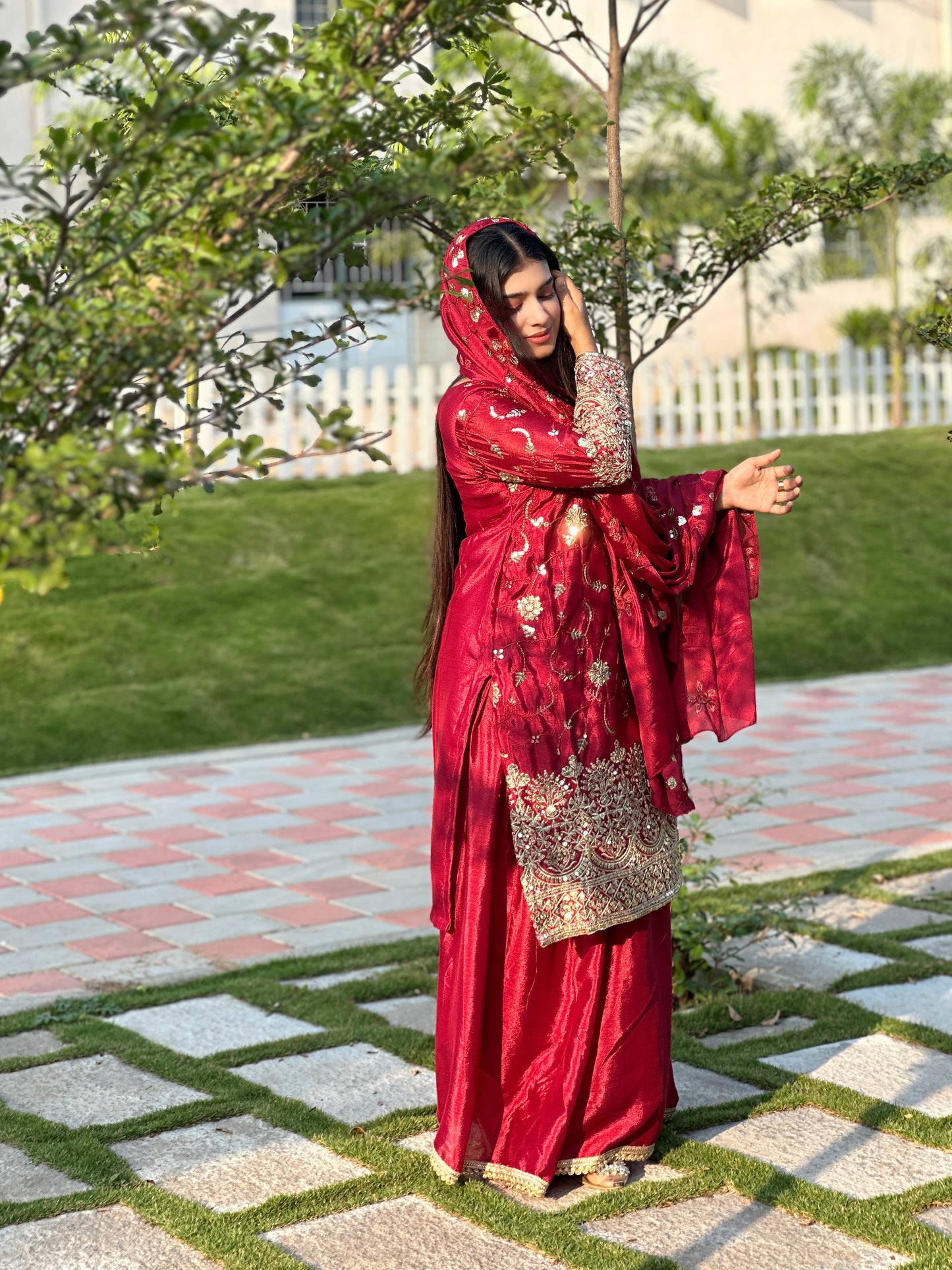 Designer sharara suite