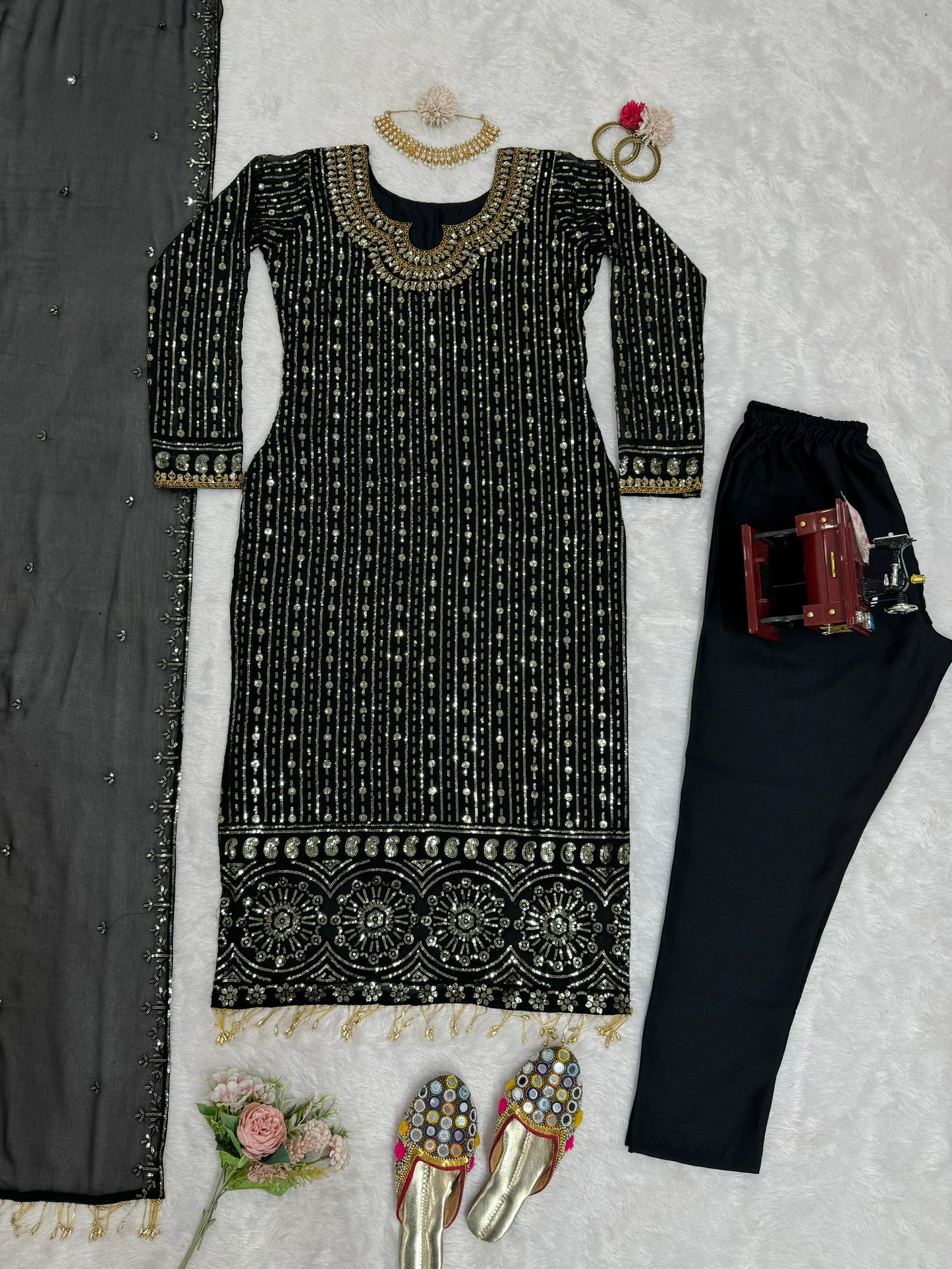 Micro mirror georgette suite