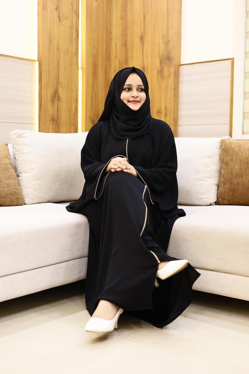 Zipper abaya
