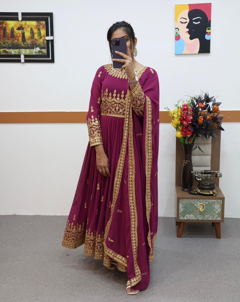Designer gown