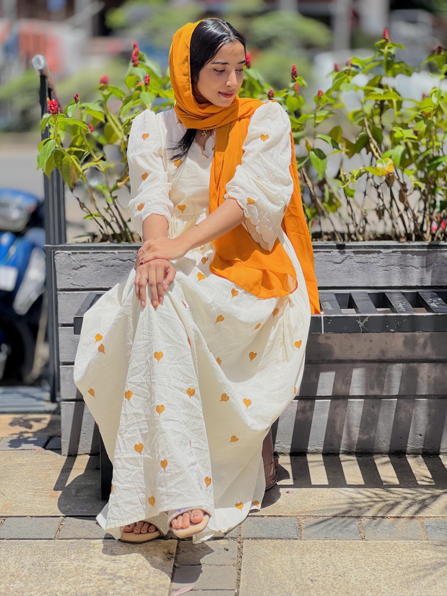 Cora cotton gown