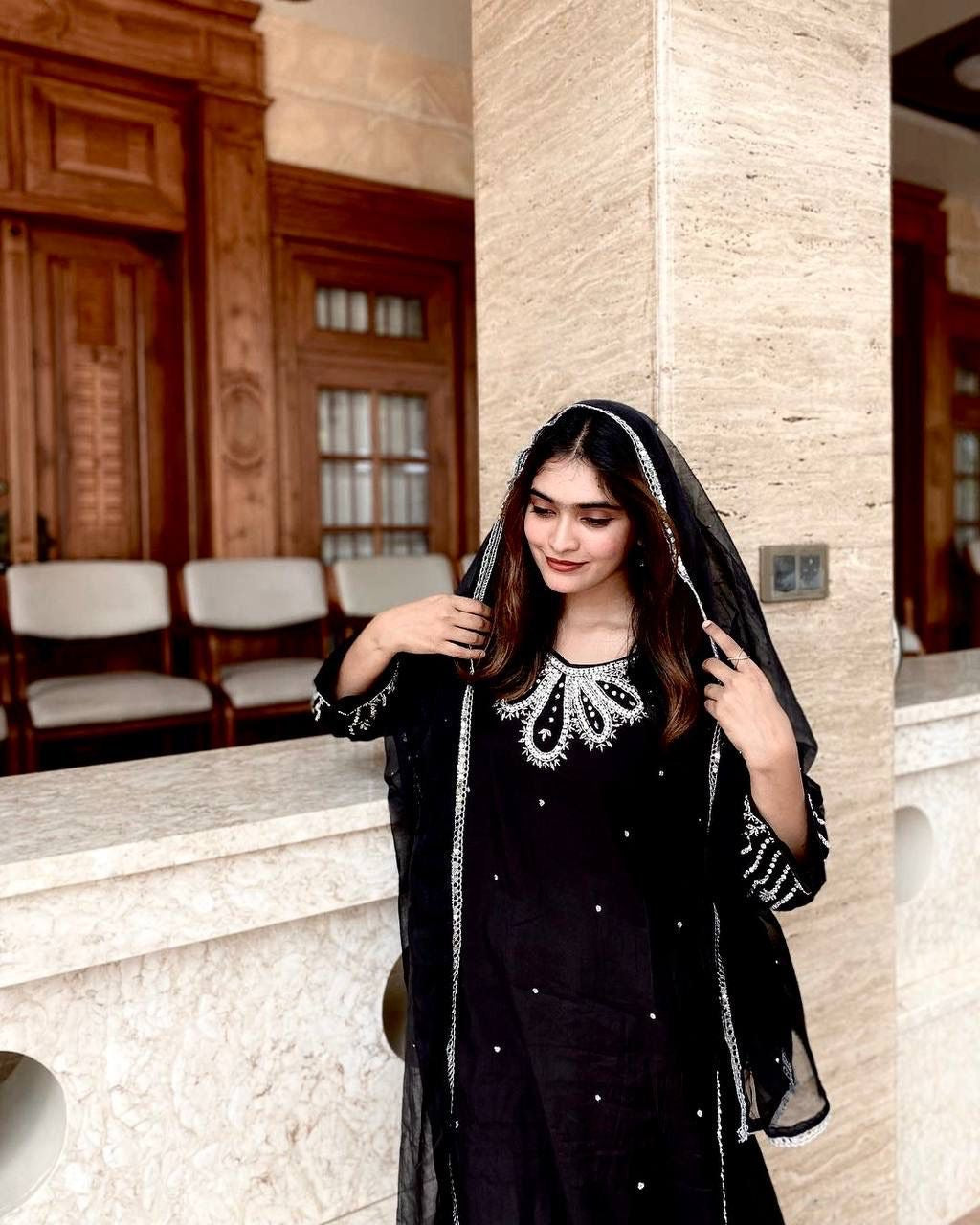 Muslin kurti palazzo