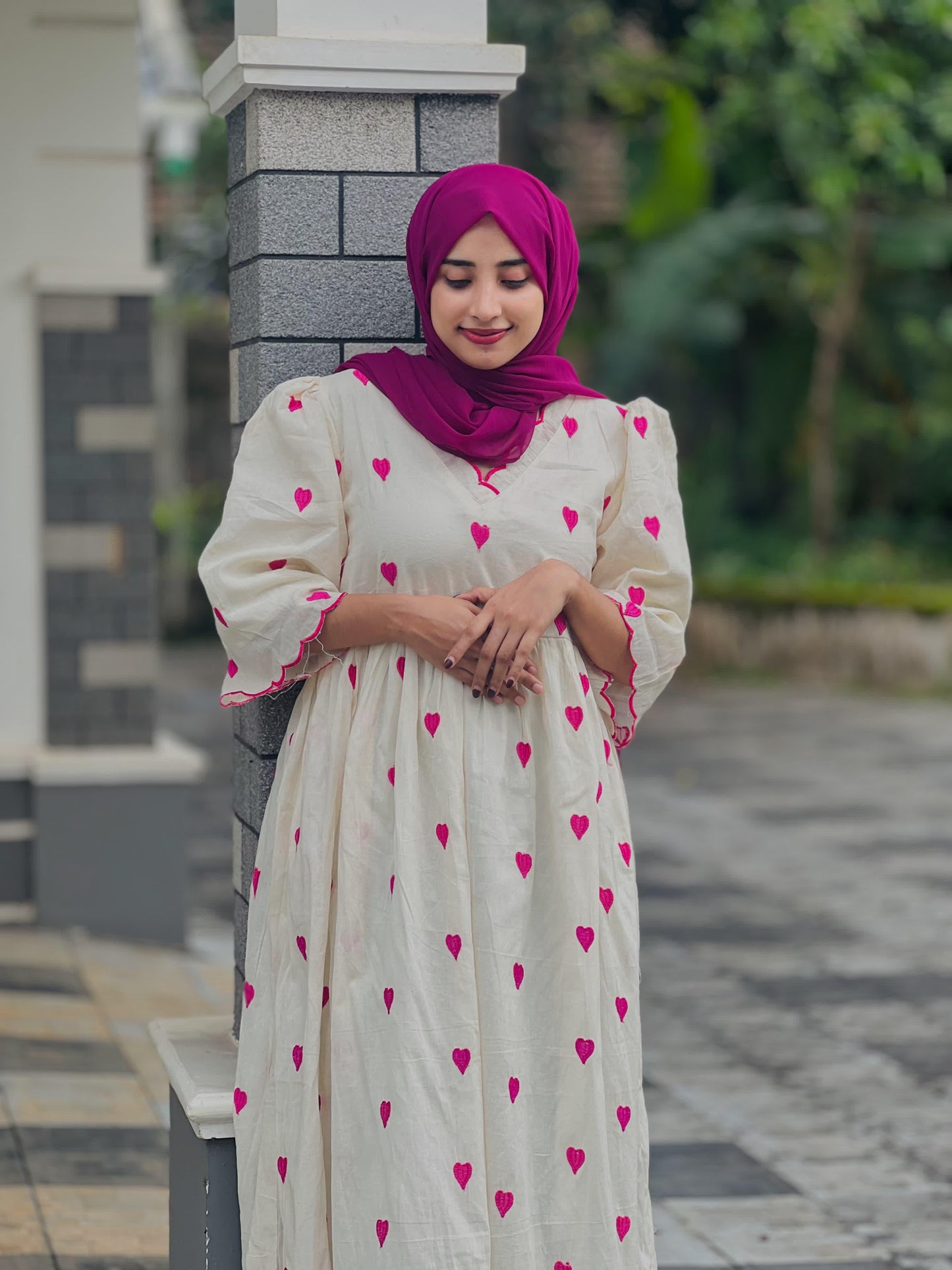 Cora cotton gown