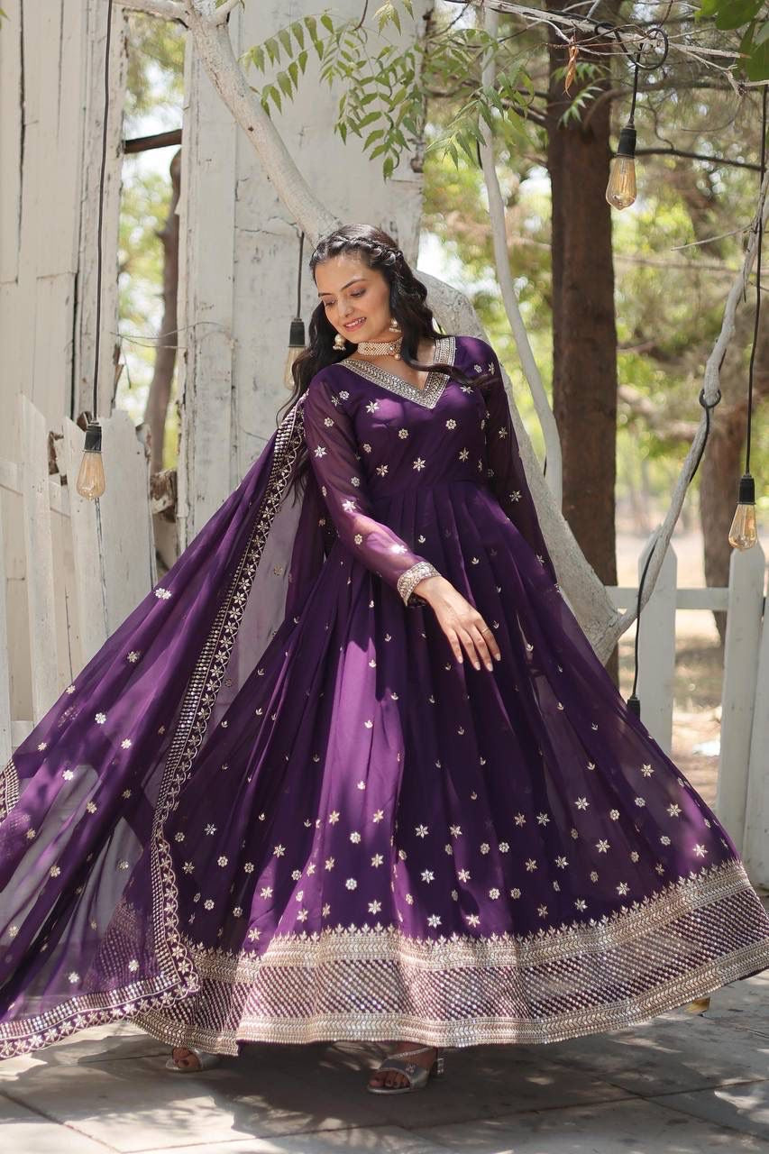 Party wear gown