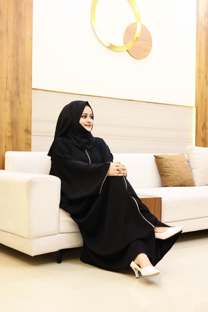 Zipper abaya