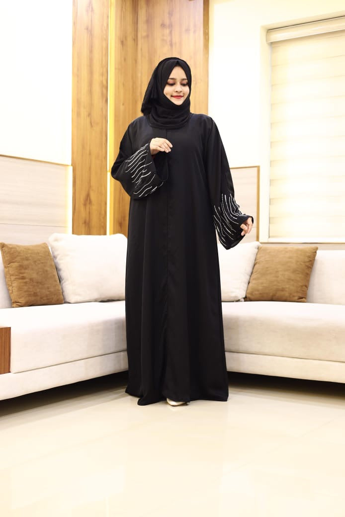 Simple handwork abaya