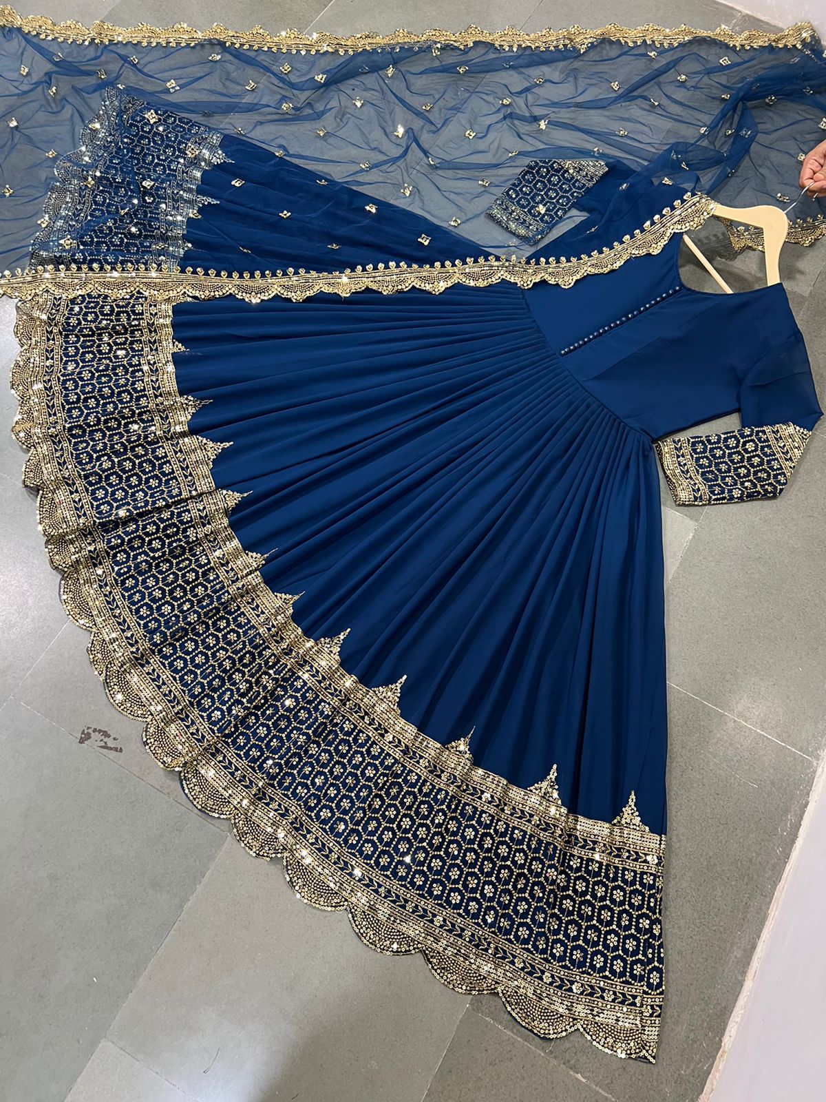 Designer party wear gown