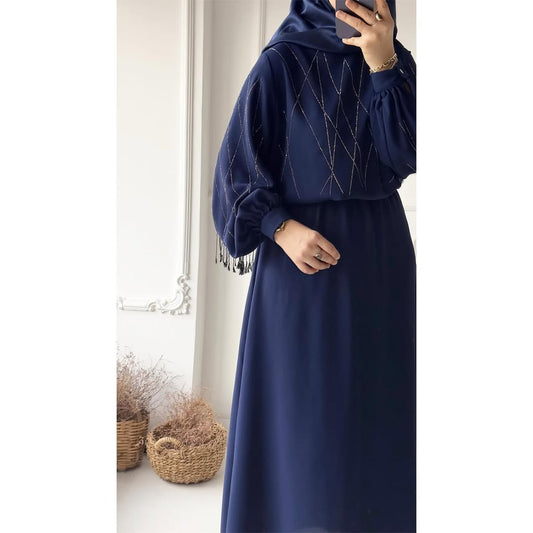 Handworked gown