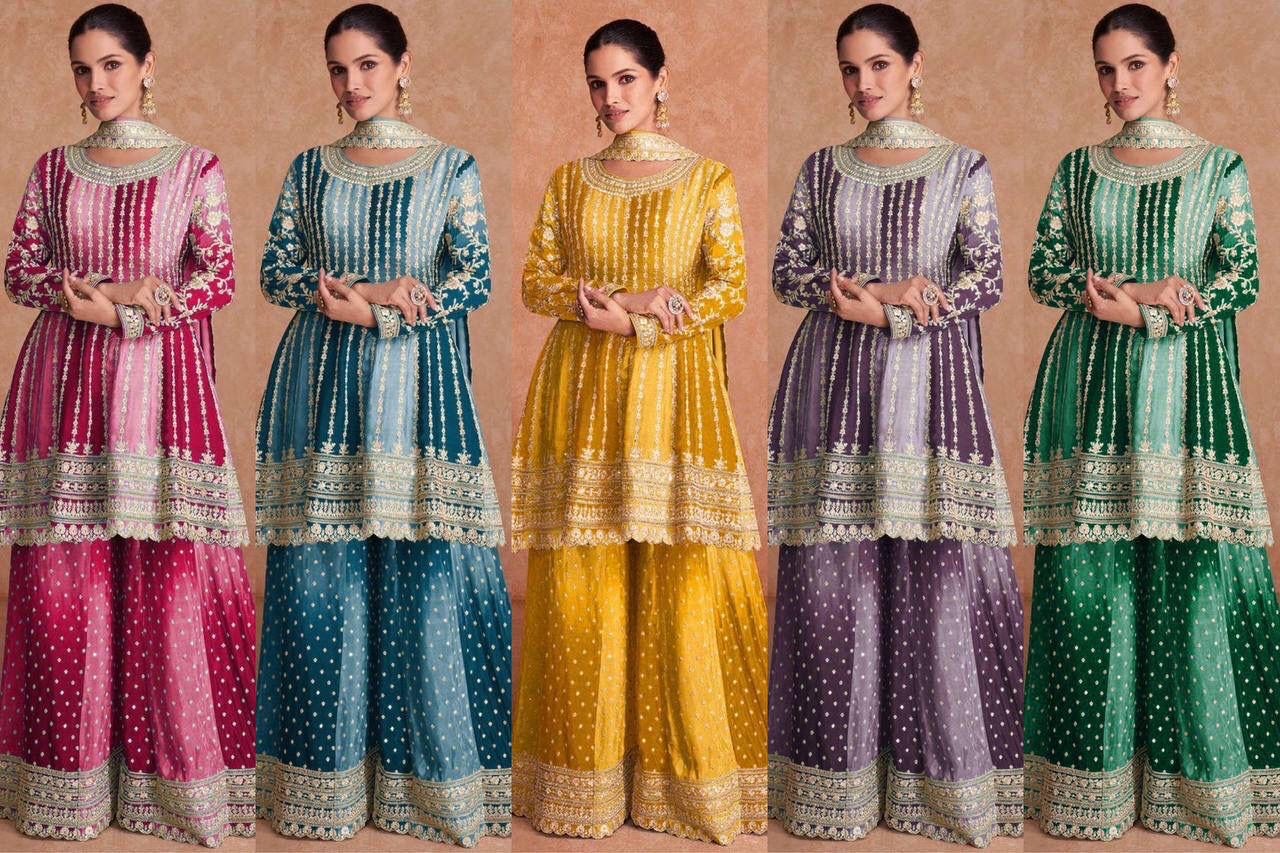 EMBROIDERY SHARARA