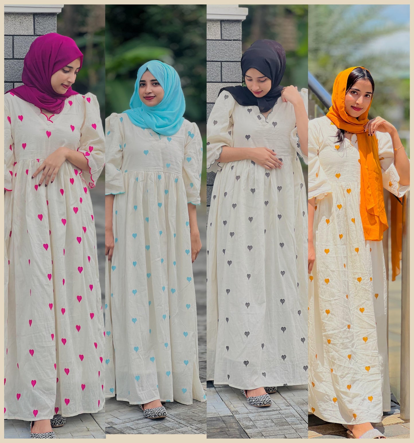 Cora cotton gown