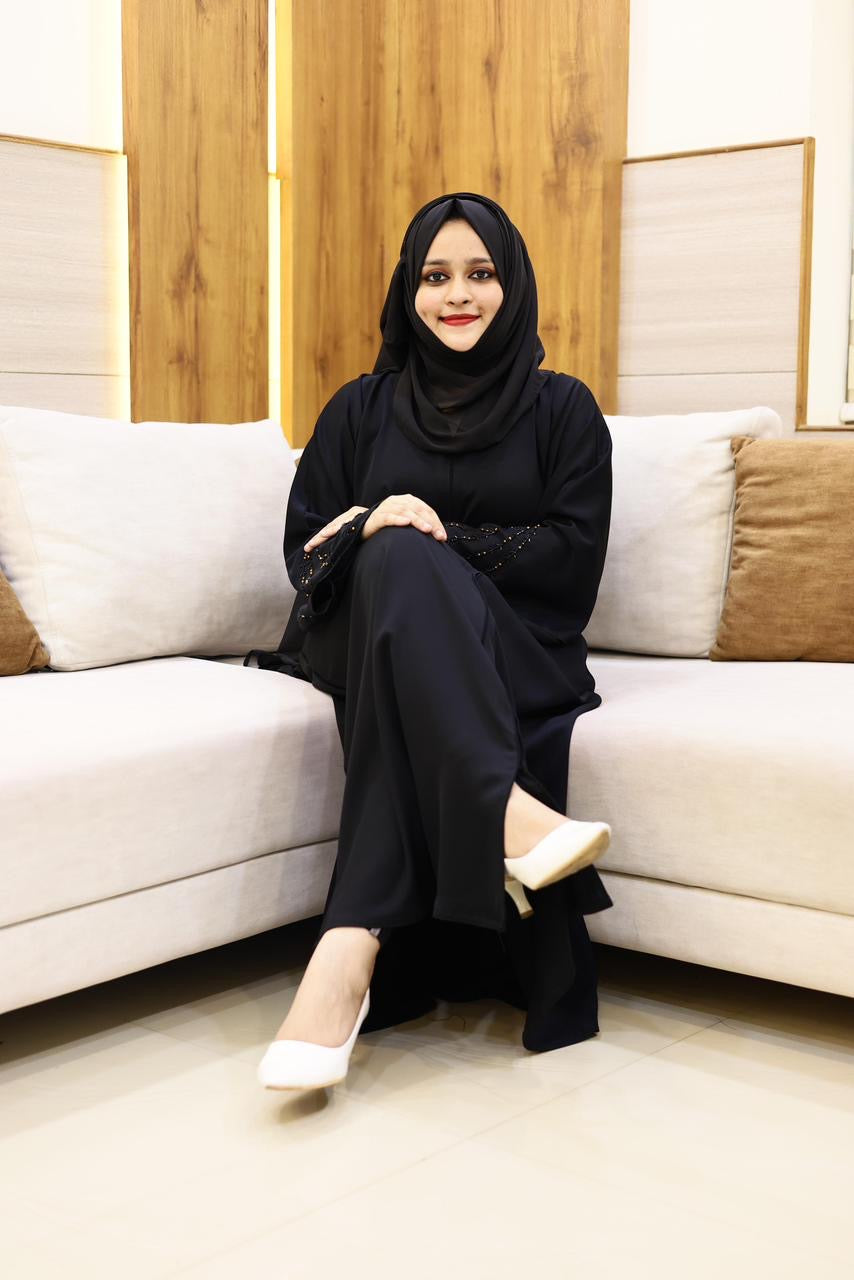 Simple handwork abaya