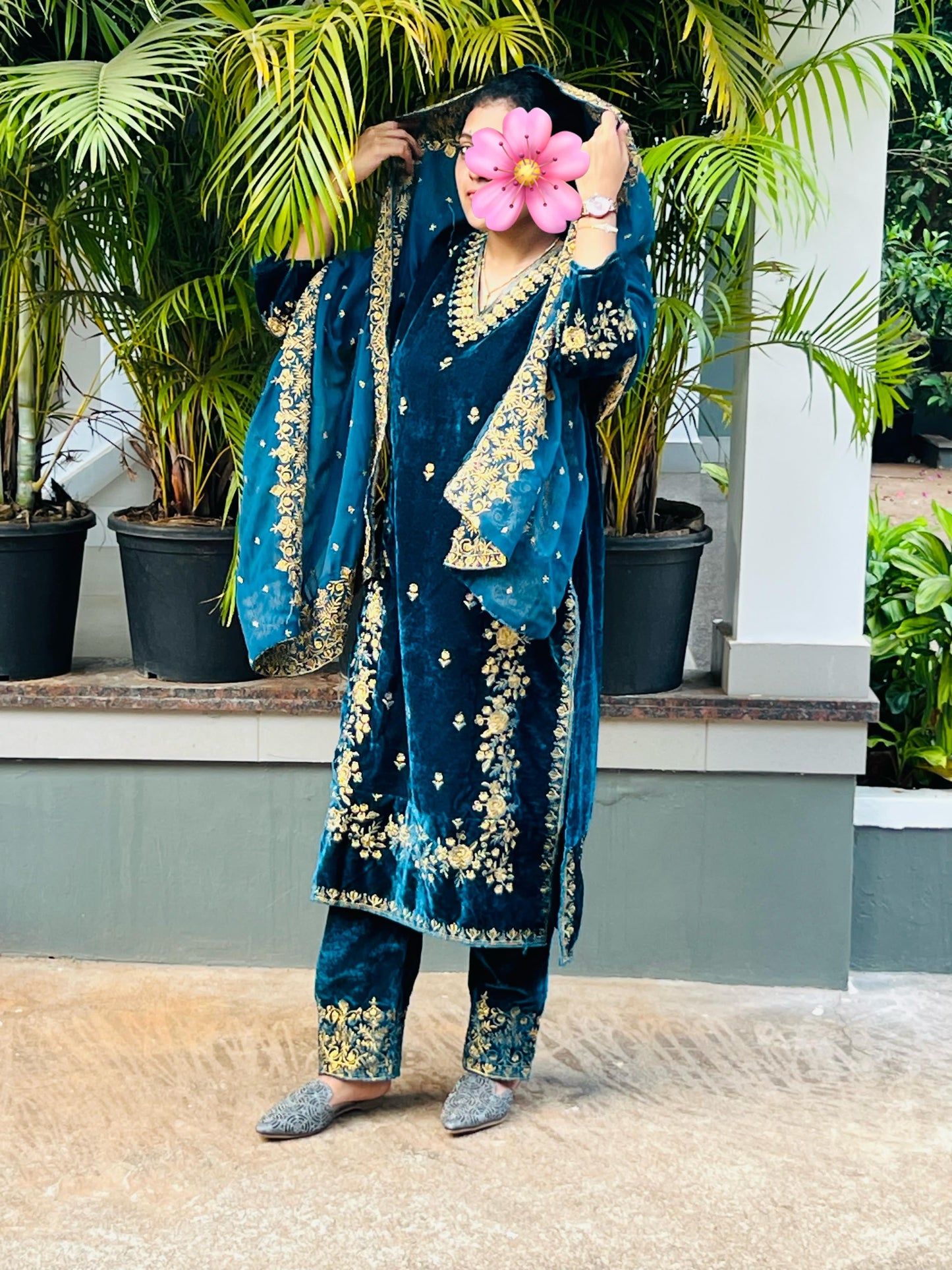 Designer velvet suite