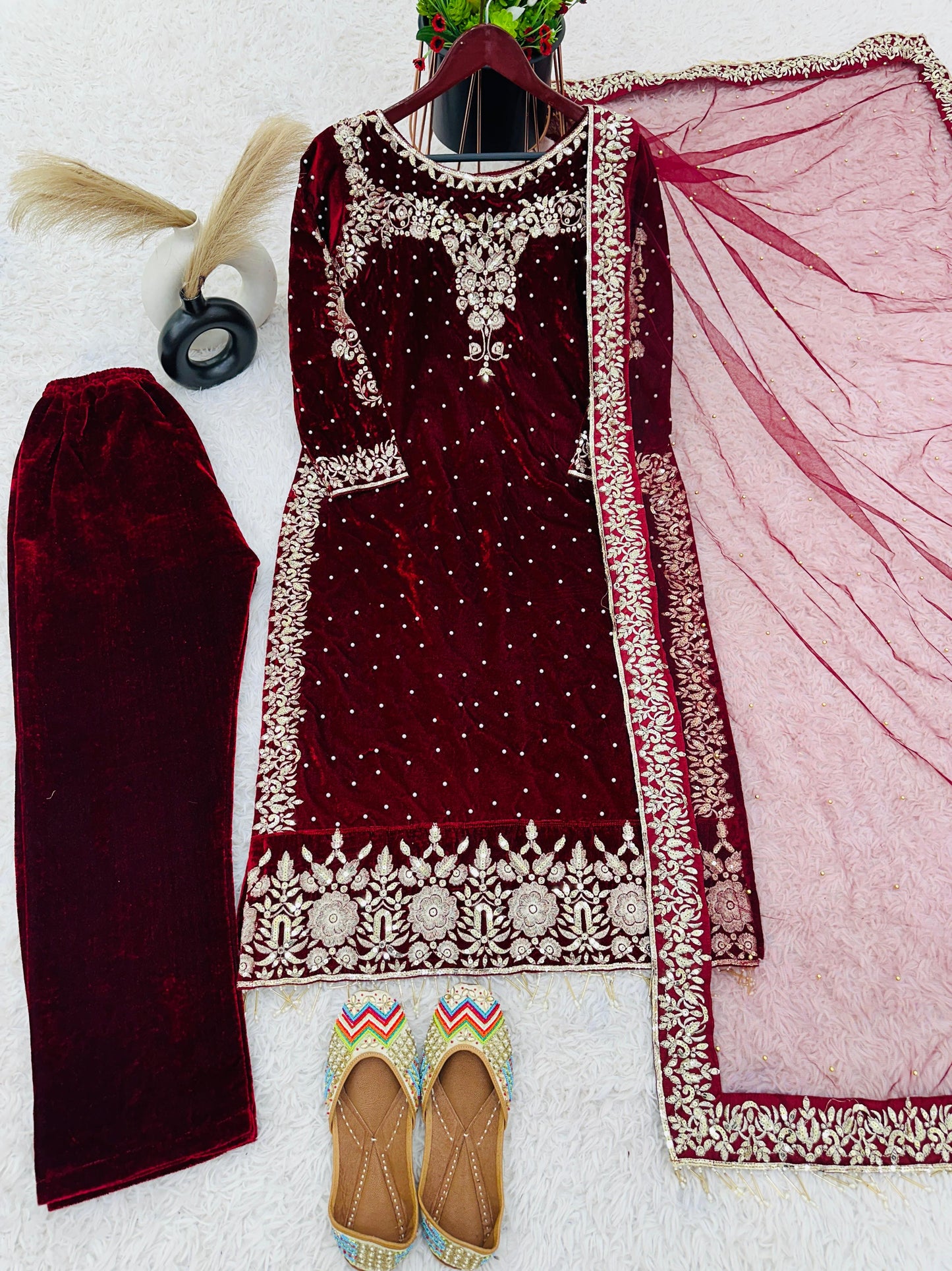 Viscose velvet designer suite