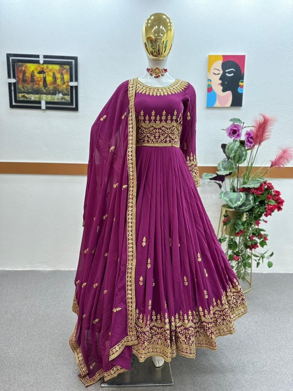 Designer gown