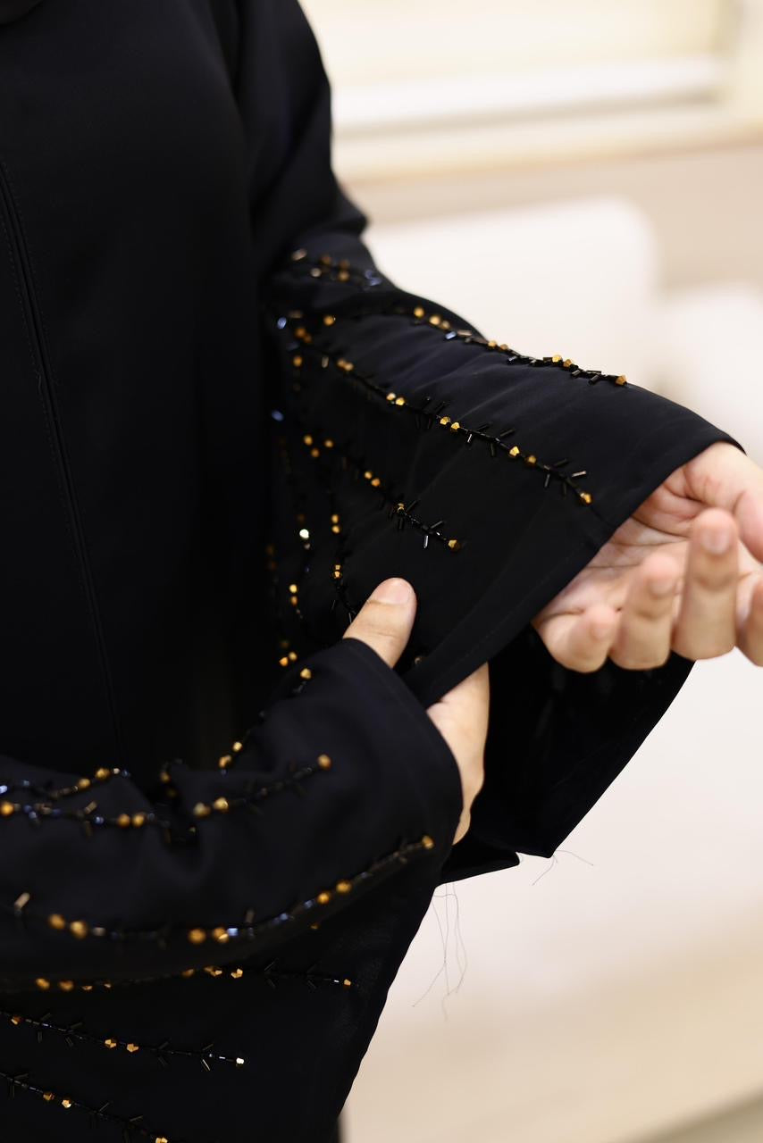 Simple handwork abaya