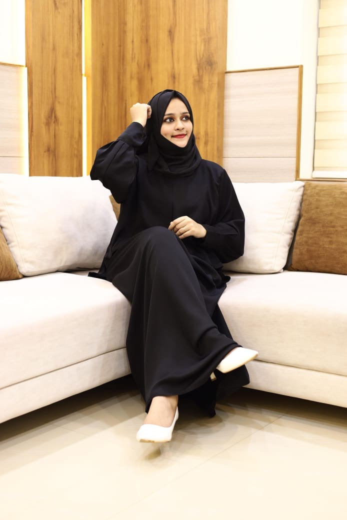 Stylish abaya and outer shirt