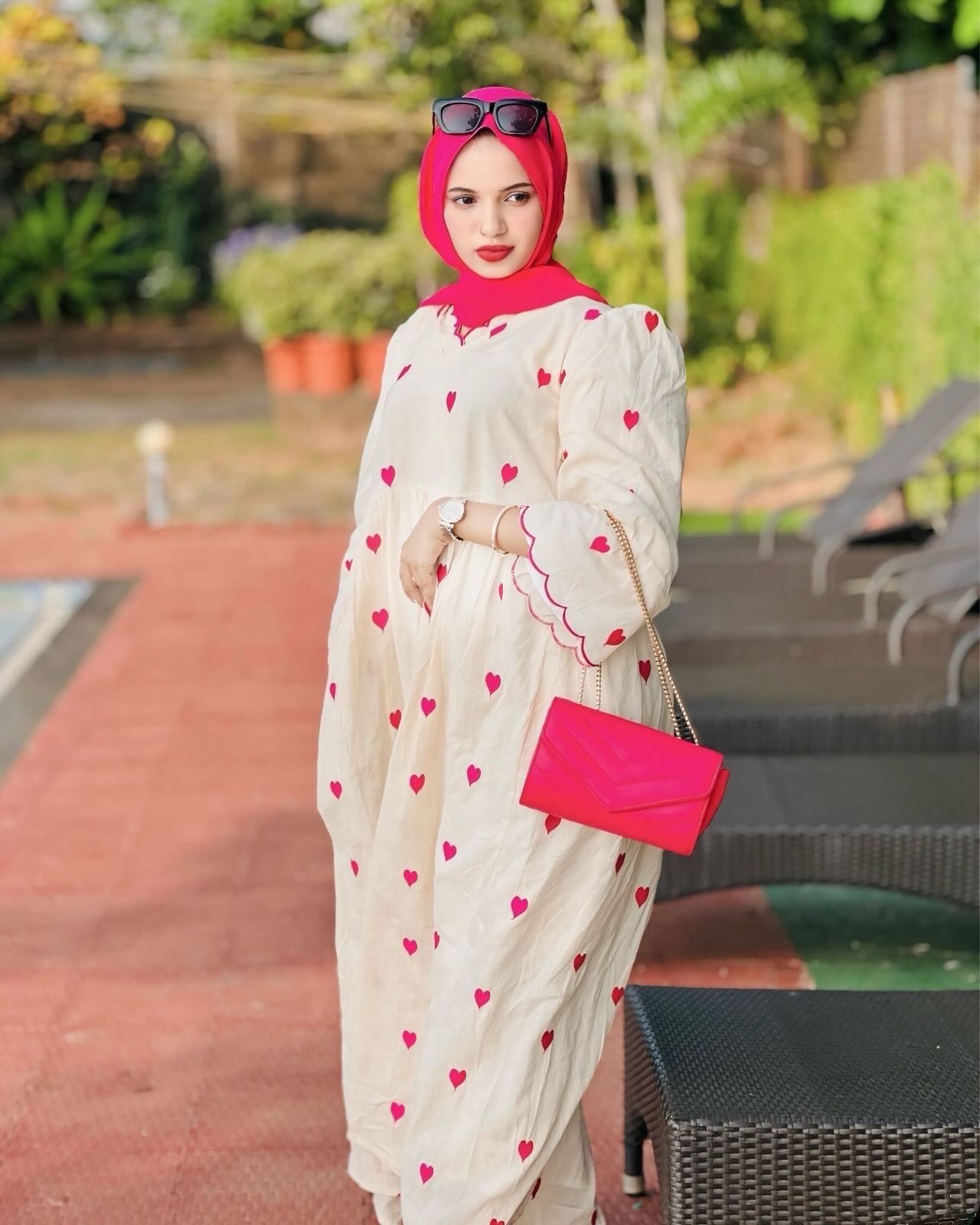 Cora cotton gown
