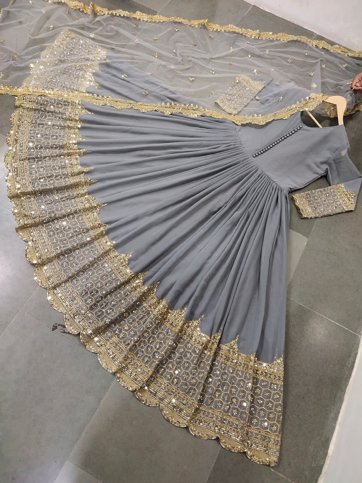 Designer party wear gown