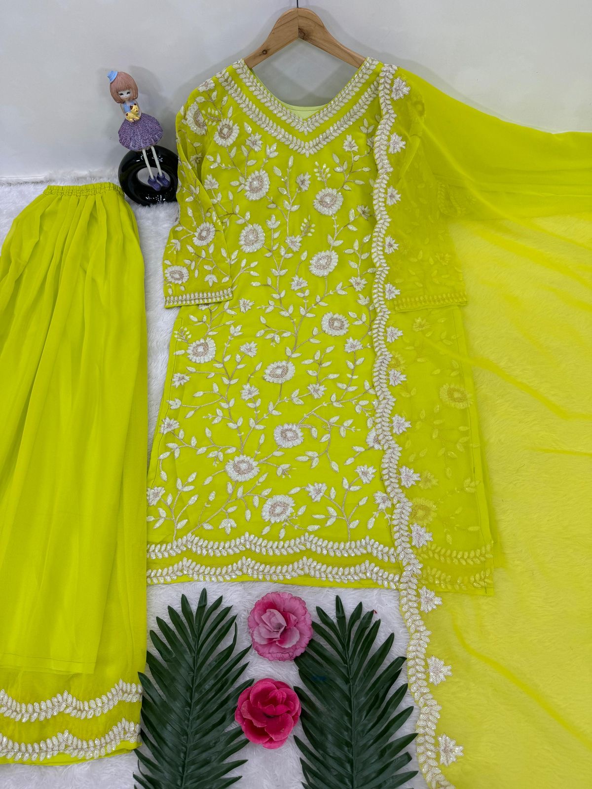 Faux georgette designer suite