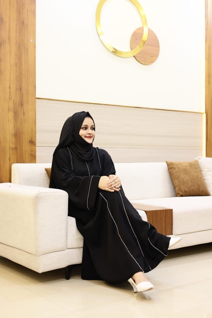 Simple Handwork umra abaya