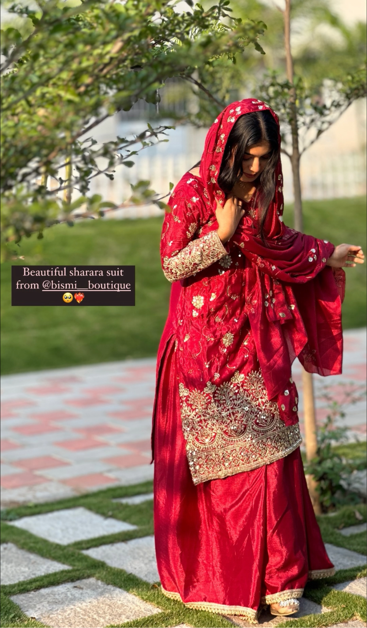 Designer sharara suite